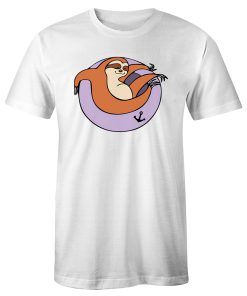 Funny Sloth Swiming T Shirt