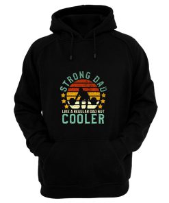 Funny Vintage Strength Training Fathers Hoodie