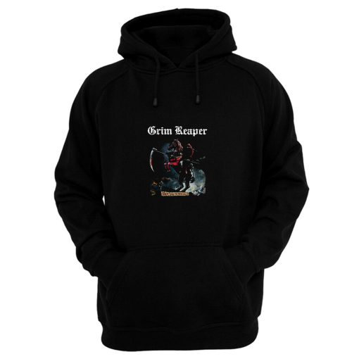 GRIM REAPER SEE YOU IN HELL 1983 AUDIOSLAVE Hoodie