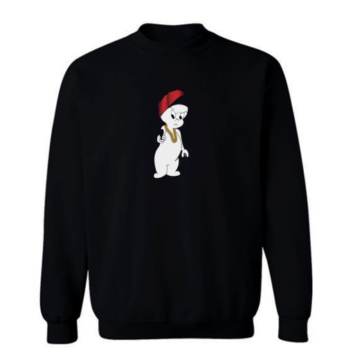 Gangsta Thug Ghost Funny Casper Sweatshirt