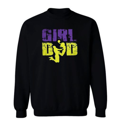 Girl Dad Basketball Slam Dunk Sweatshirt