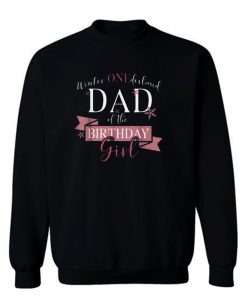 Girl Dad Birthday Winter Sweatshirt