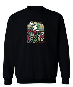 Grandpa Shark Doo Doo Vintage Sweatshirt