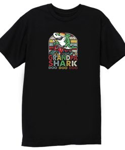 Grandpa Shark Doo Doo Vintage T Shirt