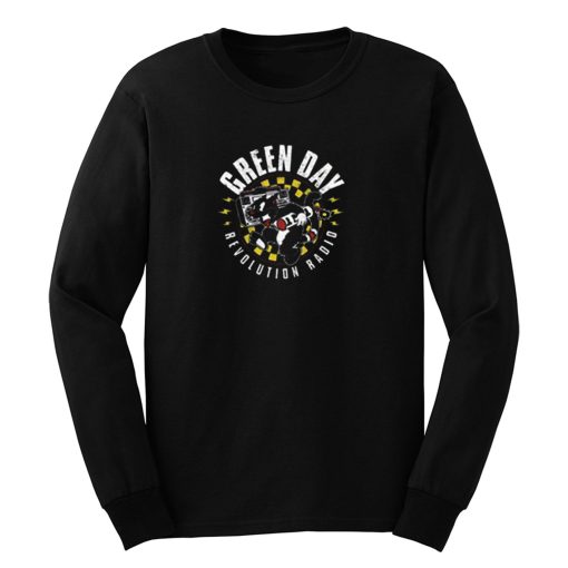 Green Day Cat Revolution Radio Long Sleeve