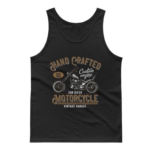 Hand Crafted Motorcycle Vintage Tank Top