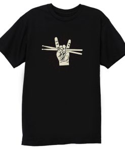 Hands Drummer Stick Retro T Shirt