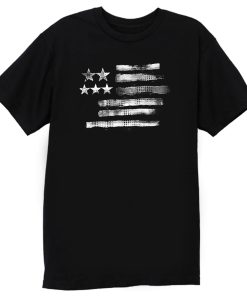 Hanes American Flag T Shirt