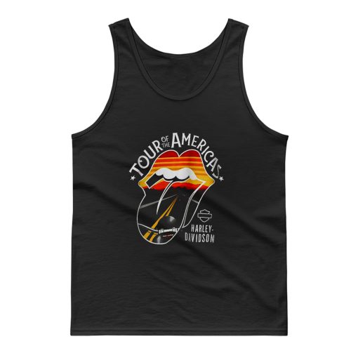 Harley Davidson Rolling Stones America Tour Tank Top