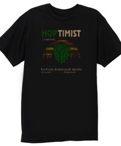 Hoptimist Definition Meaning Vintage T Shirt