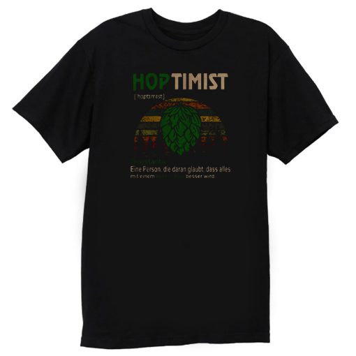 Hoptimist Definition Meaning Vintage T Shirt