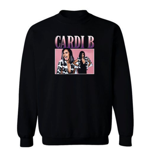 Hot Pink Cardi B Music Sweatshirt