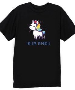 I Believe In Myself Cute Unicorn Horses T Shirt