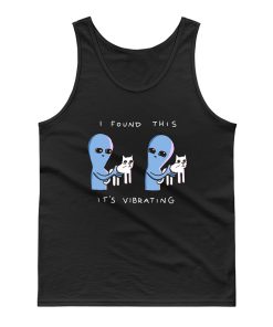 I Found This Its Vibrating Funny Cat Tank Top