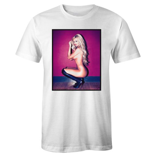 Implied Nude Pinup Girl T Shirt