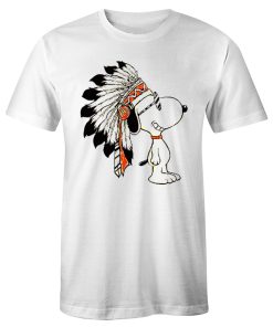 Indian Snoopy Dog Animal Humour Funny TV Cartoon T Shirt