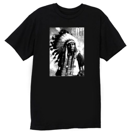 Indians Chief American Hipster T Shirt