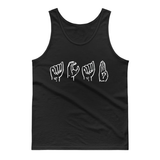 International Sign Language Tank Top