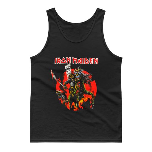 Iron Maiden Skull Samurai Tank Top