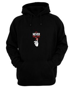 Its Never Too Late Funny Lips Shut Up Hoodie