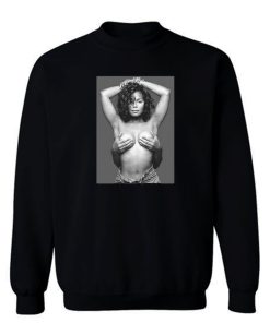 Janet Jackson Cover Rolling Stones Sweatshirt