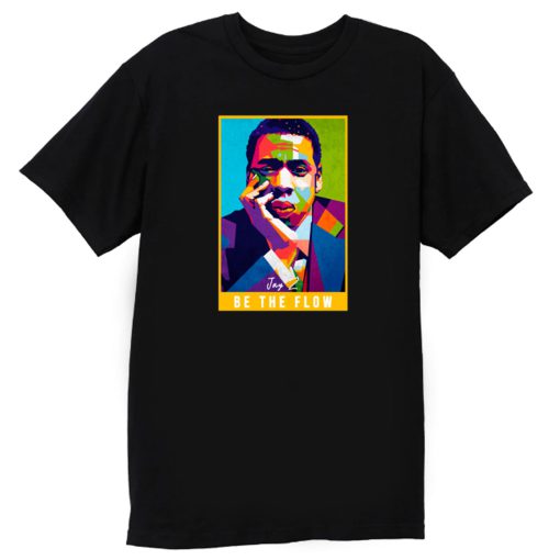 Jay Z WPAP Photo Be The Flow Rap Hip Hop T Shirt