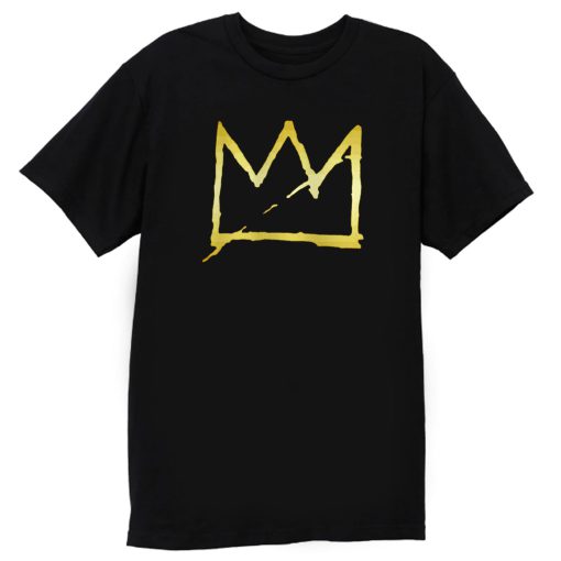 Jean Michel Basquiat Crown Abstract T Shirt
