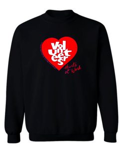 Jerzees Single Stitch Hearts at Work Sweatshirt