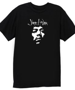 Jimmy Hendrix Face Guitarist Musician T Shirt