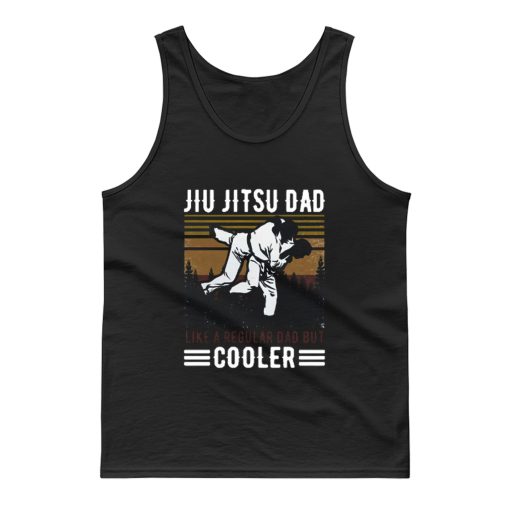 Jiu Jitsu Dad Like A Regular Dad But Cooler Happy Tank Top