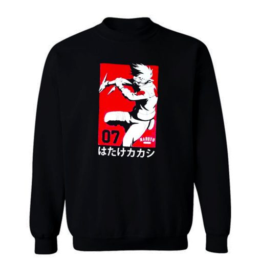 Kakashi Hatake Vintage Naruto Shippuden Anime Sweatshirt