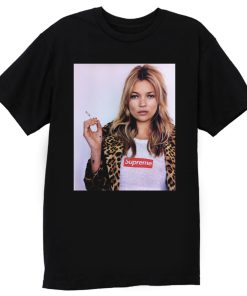 Kate Moss Model Kermit Tyson Gaga Smoking T Shirt