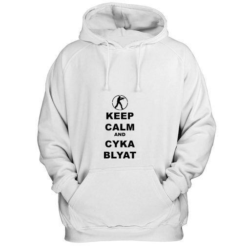 Keep Calm and Cyka Blyat Russian Hoodie