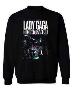Lady Gaga Castle Tour 2013 The Born This Way Ball Pop Sweatshirt