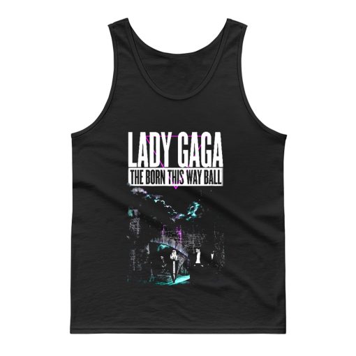 Lady Gaga Castle Tour 2013 The Born This Way Ball Pop Tank Top