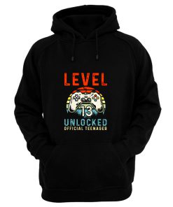 Level 13 Unlocked 13th Birthday Hoodie