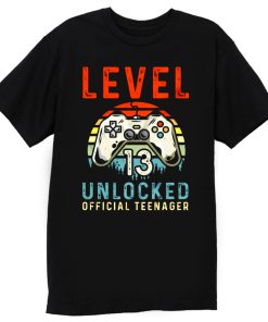 Level 13 Unlocked 13th Birthday T Shirt