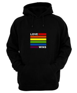 Love Wins LGBT Gay Pride Rainbow Awesome Hoodie