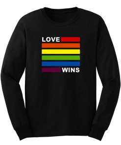 Love Wins LGBT Gay Pride Rainbow Awesome Long Sleeve