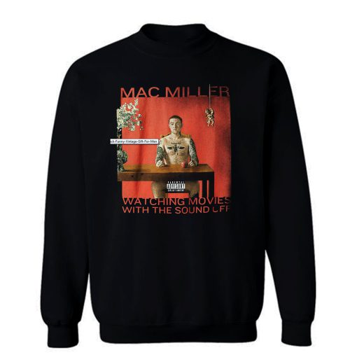 Mac Miller Watching Movie With The Sound Sweatshirt