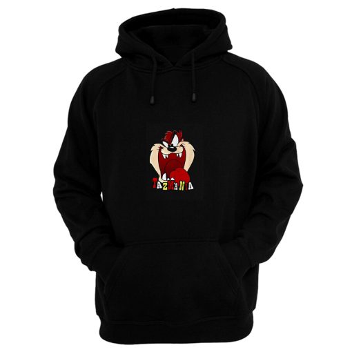 Mad Taz Funny Face Tazmania Cartoon Hoodie