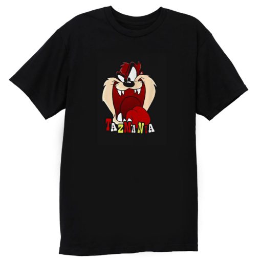 Mad Taz Funny Face Tazmania Cartoon T Shirt