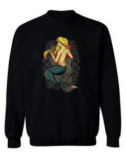 Mermaid Cartoon Funny Sweatshirt