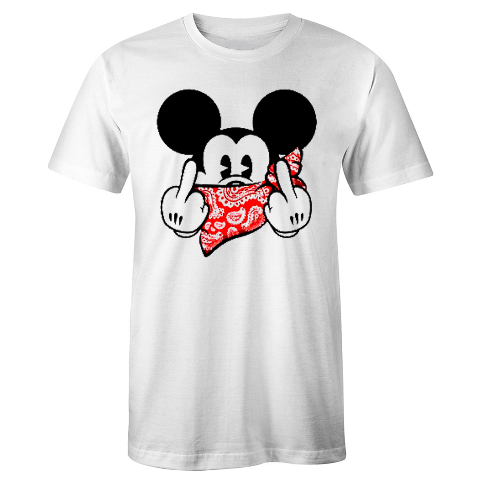 mickey mouse middle finger t shirt
