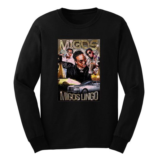 Migos Quavo Rap Hip Hop Vintage Long Sleeve