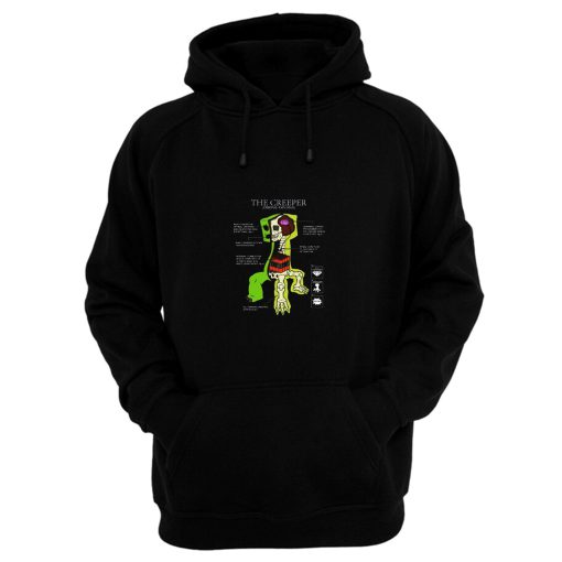 Minecraft Creeper Mine Gaming Minecraft Gamers Hoodie