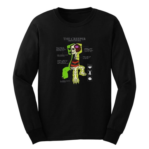 Minecraft Creeper Mine Gaming Minecraft Gamers Long Sleeve