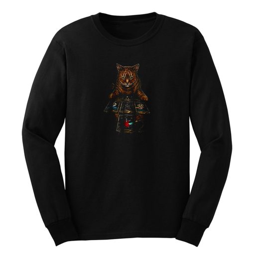 Mountain The Reader Cat Long Sleeve