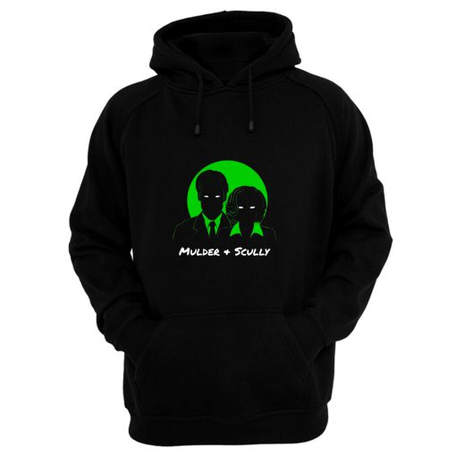 Mulder and Scully X Files Hoodie