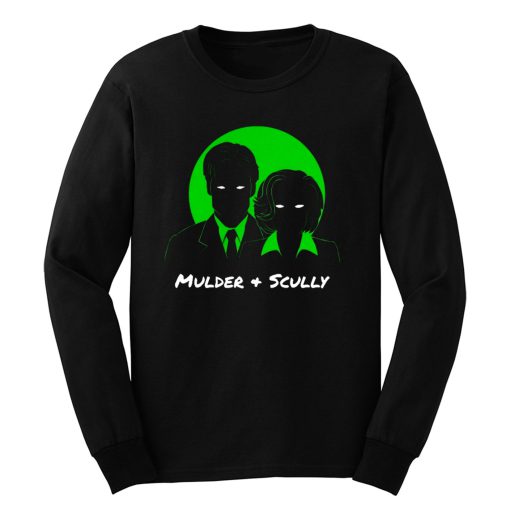 Mulder and Scully X Files Long Sleeve